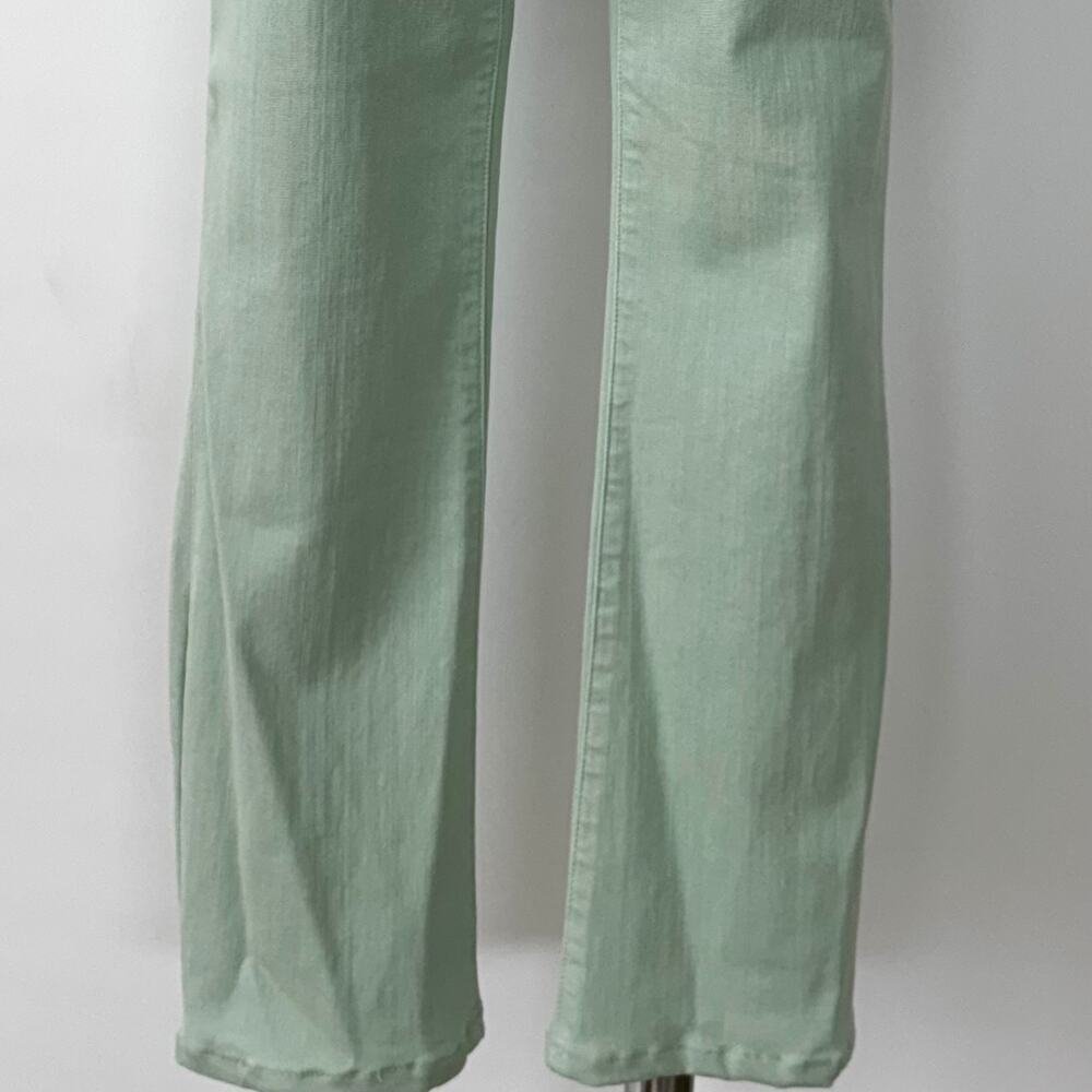 Frame Le Crop Mini Boot Mid-Rise Denim Jeans Pants in Aloe Light Green 26 NWT - Picture 5 of 11